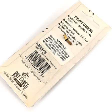 Wahoo Key Largo Swim'n Fin Skeddrag, Ljusblå, 11g, Fjäder, #11290