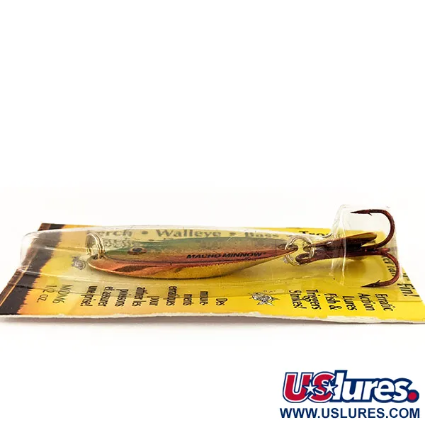 Northland Macho Minnow Pirk, Rainbow Green, 14g, Kicker Tail, #11291