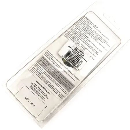 Z-Man Chatterbait Bladed Jig, Nickel/Svart, 11g, EZ Skirt, #11297