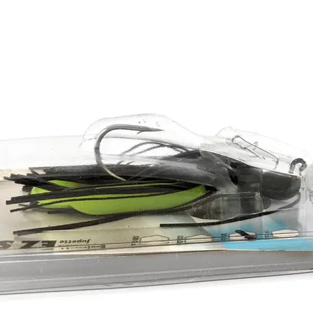 Z-Man Chatterbait Bladed Jig, Nickel/Svart, 11g, EZ Skirt, #11297