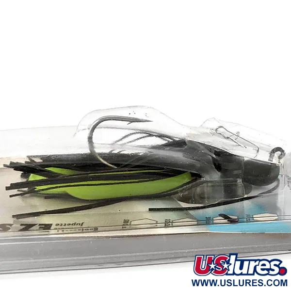 Z-Man Chatterbait Bladed Jig, Nickel/Svart, 11g, EZ Skirt, #11297