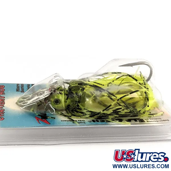 Z-man Chatter Frog Chatterbait, Frog Chartreuse, 4g, ChatterBlade, #11406