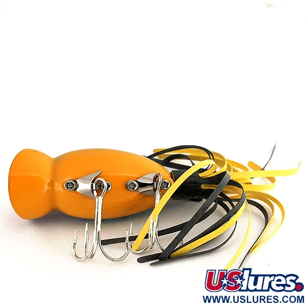 Fred Arbogast Hula Popper Ytbete, Tiger, 10g, Gummikjol, #11302