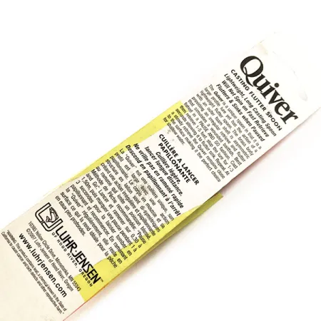 Luhr Jensen Quiver Skeddrag, Silver / Orange Stripe, 39g, #11306