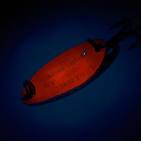 Luhr Jensen Little Jewel UV Skeddrag, Röd / Regnbågsholo, 9g, #11316