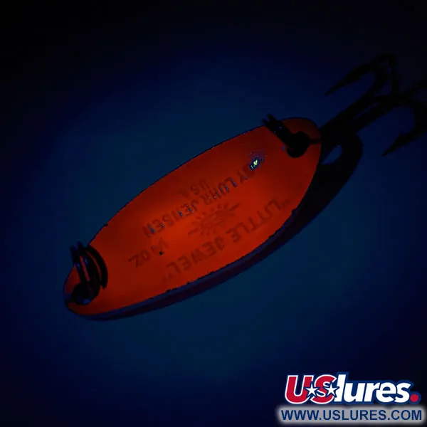 Luhr Jensen Little Jewel UV Skeddrag, Röd / Regnbågsholo, 9g, #11316