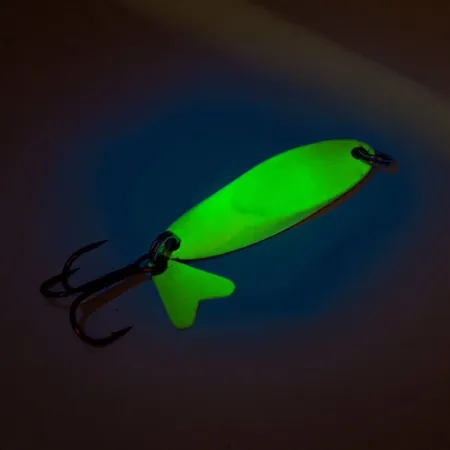 Northland Macho Minnow Pirk, Chartreuse/Regnbågsfisk, 17g, UV, #11325