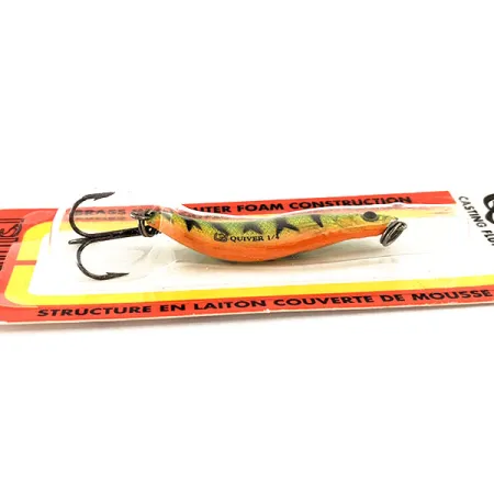 Luhr Jensen Quiver Skeddrag, Fire Tiger, 7g, Mässing/Skum, #12036