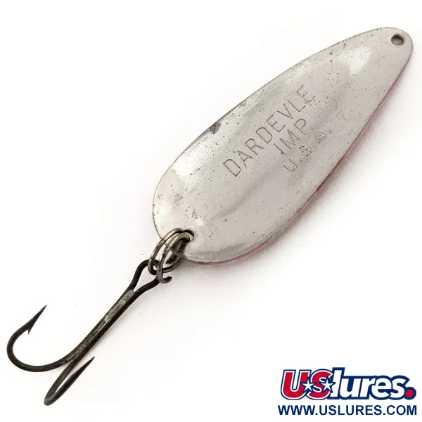 Eppinger Dardevle Imp, Röd / Vit / Nickel, 11g, Skeddrag #11340