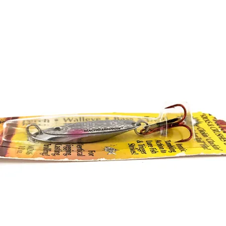 Northland Macho Minnow Pirk, Nickel, 14g, KickerTail, #11341