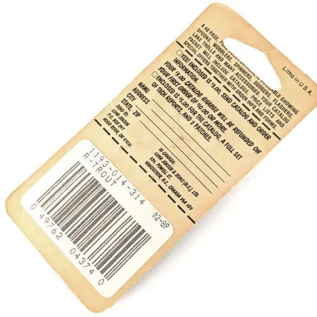 Luhr Jensen Hus-lure Skeddrag, Regnbågsöring, 7g, Vintage, #11344