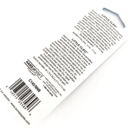 Acme Little Cleo Skeddrag, Nickel / Blå, 7g, Vintage, #11346