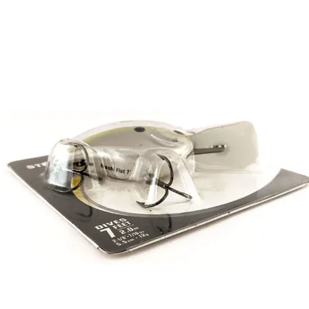 Storm Arashi Rattling Flat 7 Crankbait, Blå/Silver, 12g, #11347