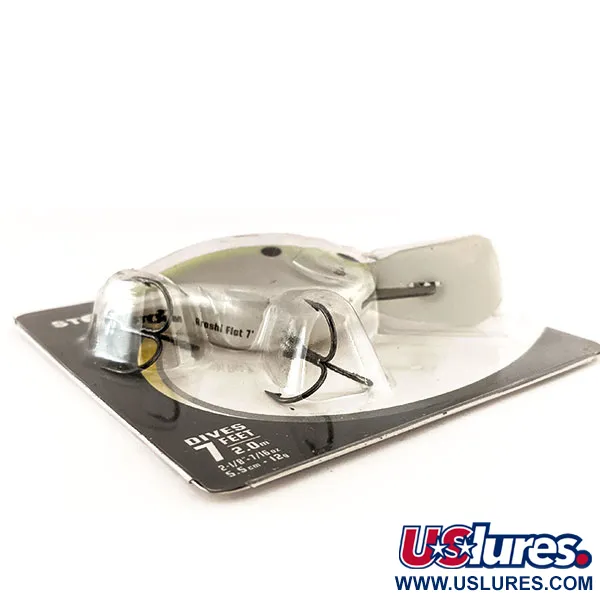 Storm Arashi Rattling Flat 7 Crankbait, Blå/Silver, 12g, #11347