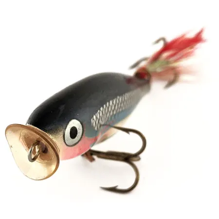 Rapala Skitter Pop SP 07 Popper, Silver Black, 7g, Fjäderkrok, #11372