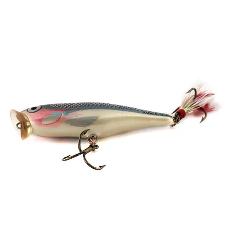 Rapala Skitter Pop SP 07 Popper, Silver Black, 7g, Fjäderkrok, #11372