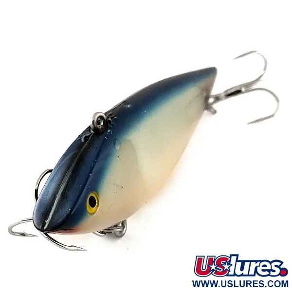 Cotton Cordell Super Spot Lipless Crankbait, Vit Pärla/Blå, 28g, Tyst, #11382