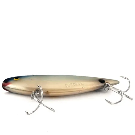 Cotton Cordell Super Spot Lipless Crankbait, Vit Pärla/Blå, 28g, Tyst, #11382