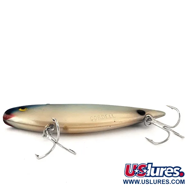 Cotton Cordell Super Spot Lipless Crankbait, Vit Pärla/Blå, 28g, Tyst, #11382