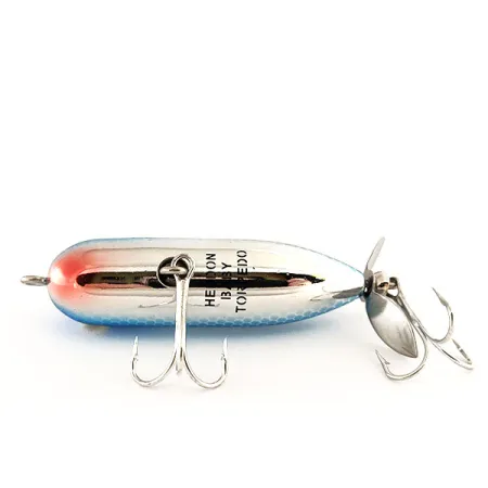 Heddon Baby Torpedo Ytbete, Silver / Blå, 7g, Propeller, #11402