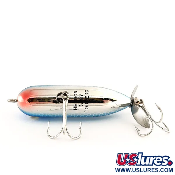 Heddon Baby Torpedo Ytbete, Silver / Blå, 7g, Propeller, #11402