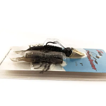 Z-Man Chatter Shrimp Chatterbait, Svart / Glitter, 14g, Vasskydd, #11403