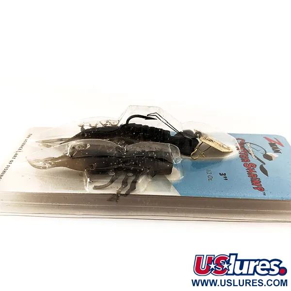 Z-Man Chatter Shrimp Chatterbait, Svart / Glitter, 14g, Vasskydd, #11403