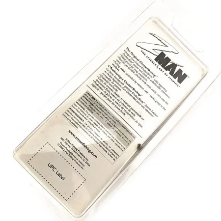 Z-Man Chatter Shrimp Chatterbait, Svart / Glitter, 14g, Vasskydd, #11419