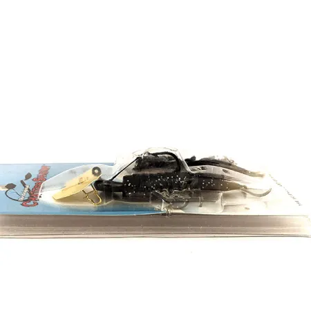 Z-Man Chatter Shrimp Chatterbait, Svart / Glitter, 14g, Vasskydd, #11419
