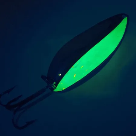 TODDCO Main liner UV Skeddrag, Nickel / Grön, 21g, UV Glow, #11434