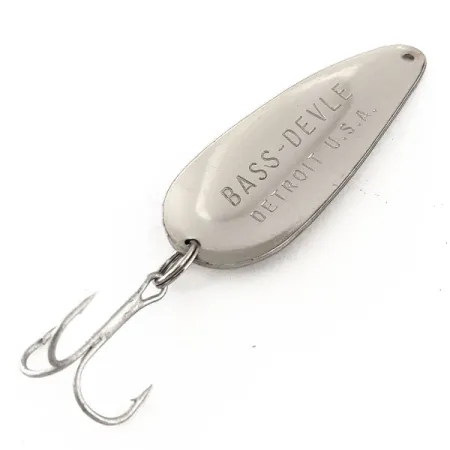 Dardevle Bass-Devle Skeddrag, Nickel, 12g, Vaggande gång, #11446