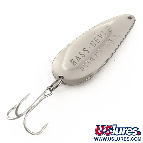 Dardevle Bass-Devle Skeddrag, Nickel, 12g, Vaggande gång, #11446