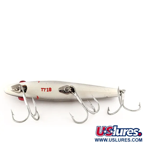 MirrOlure TT Spotted Trout Sinking Twitchbait, Silver, 17g, #11481