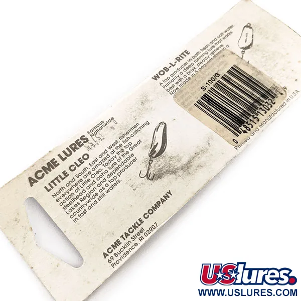 Acme Side-winder S-100 Skeddrag, Guld, 9g, Mässing, #11523