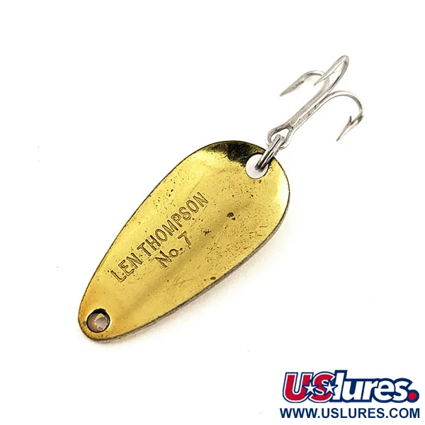 Len Thompson #7 Skeddrag, Five of Diamonds, 5g, Mässingfinish, #11533