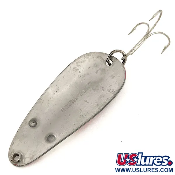 South Bend Mouse Skeddrag, Röd / Vit / Nickel, 16g, Vintage, #11540