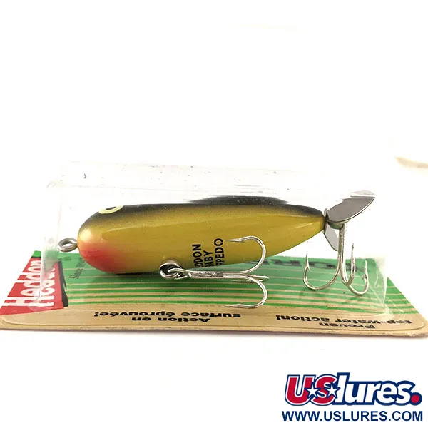 Heddon Baby Torpedo Ytbete, Frog, 9g, Bakre Propeller, #11548
