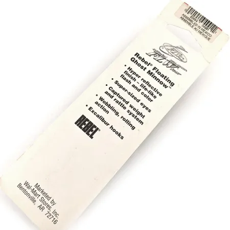 Rebel Excalibur Ghost Minnow Wobbler, Regnbåge, 7g, Rassel, #11549