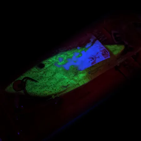 Strike King Diamond Shad UV Vibrationsbete, Chartreuse, 14g, UV, #11551