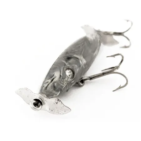 Diamond Rattler Jim Strader Topwater, Grå, 8g, Propellrar, #11552