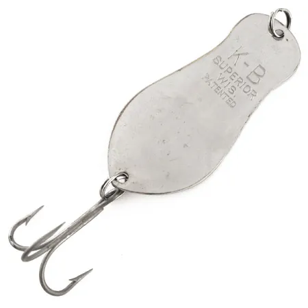K-B Bait K-B Spoon 2 Superior Skeddrag, Nickel, 14g, Vintage, #11564