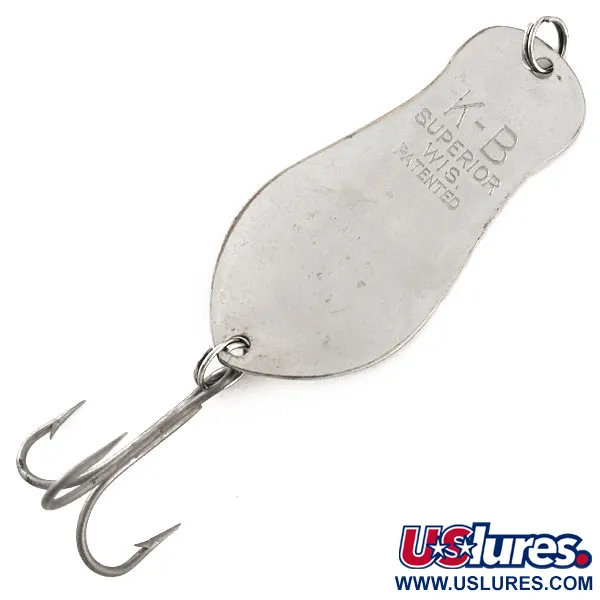 K-B Bait K-B Spoon 2 Superior Skeddrag, Nickel, 14g, Vintage, #11564