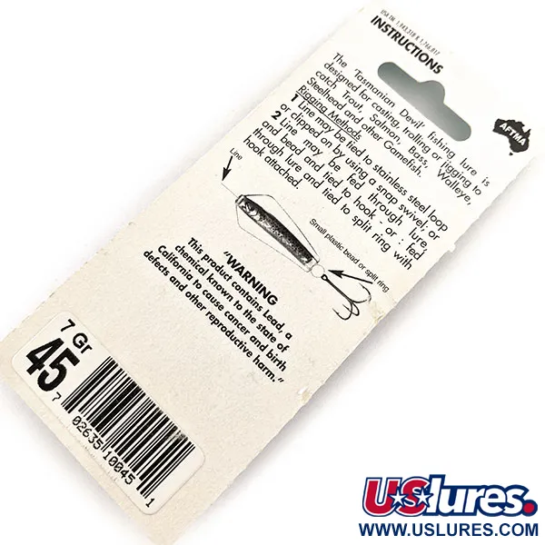 Wigston's Lures Little Tasmanian Devil Skeddrag, Rainbow Trout, 7g, #11568