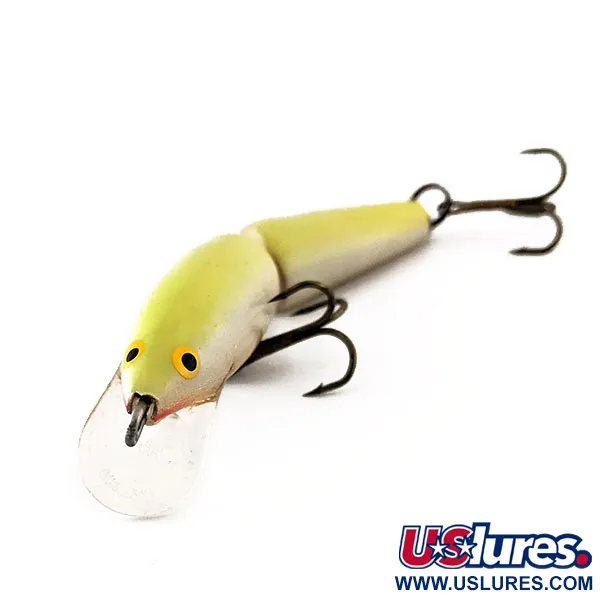 Rapala Jointed J9 Ledad Vobbler, Chartreuse, 7g, Balsa, #11572