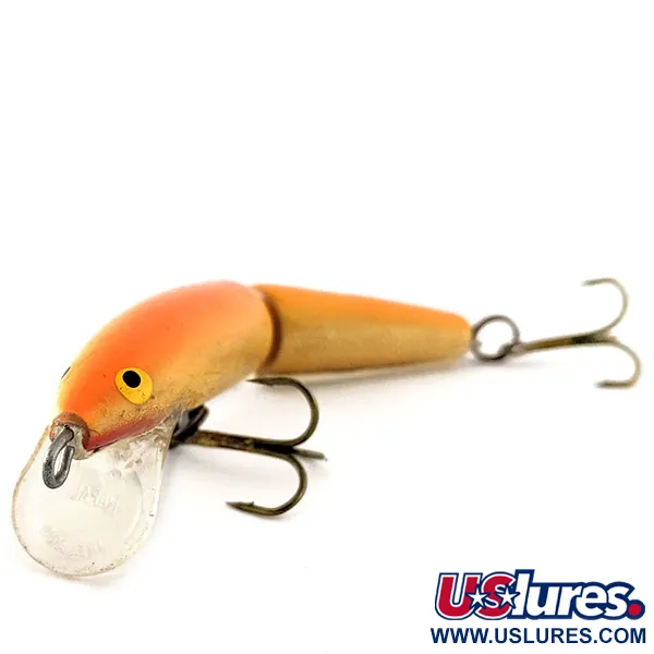 Rapala Jointed J9 Ledad Vobbler, Orange, 7g, Balsaträ, #11577