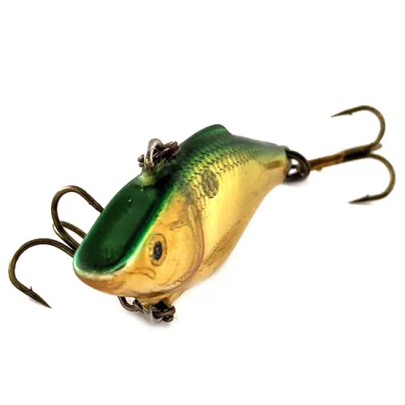 Rapala Rattl'n RAP 05 Lipless Crankbait, Guld/Grön, 6g, sjunkande, #11602