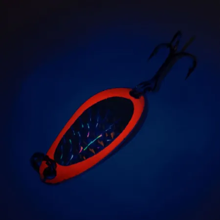 Luhr Jensen Little Jewel UV Skeddrag, Röd, 7g, UV-reaktiv, #11626