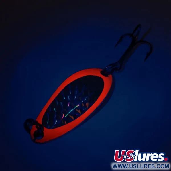 Luhr Jensen Little Jewel UV Skeddrag, Röd, 7g, UV-reaktiv, #11626