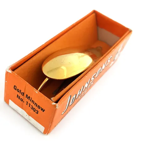 Weedless Johnson Silver Minnow Skeddrag, Guld, 21g, pläterad, #11648