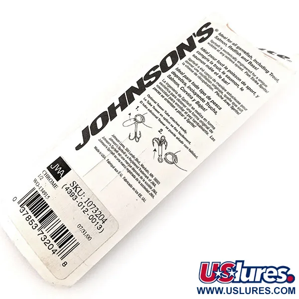 Johnson Sprite Skeddrag, Nickel, 14,2g, Röd markör, #11673